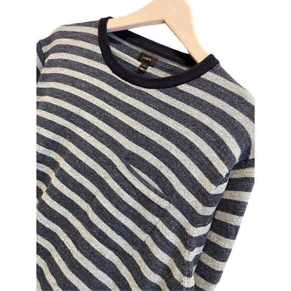 J. Crew cotton striped sweater - Picture 5 of 7